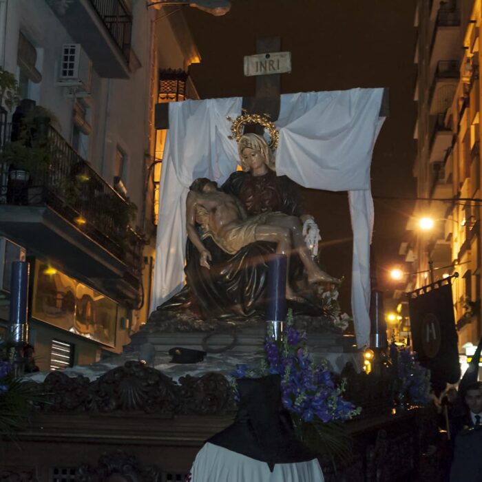 Foto del paso de la Virgen de las Angustias