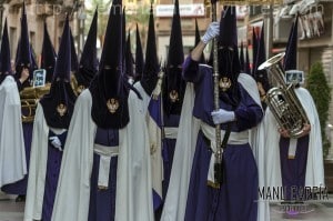 Banda Cabecera Nazareno 2015. Foto: Manu García, 2015.