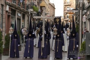 cabecera de la procesión del nazareno