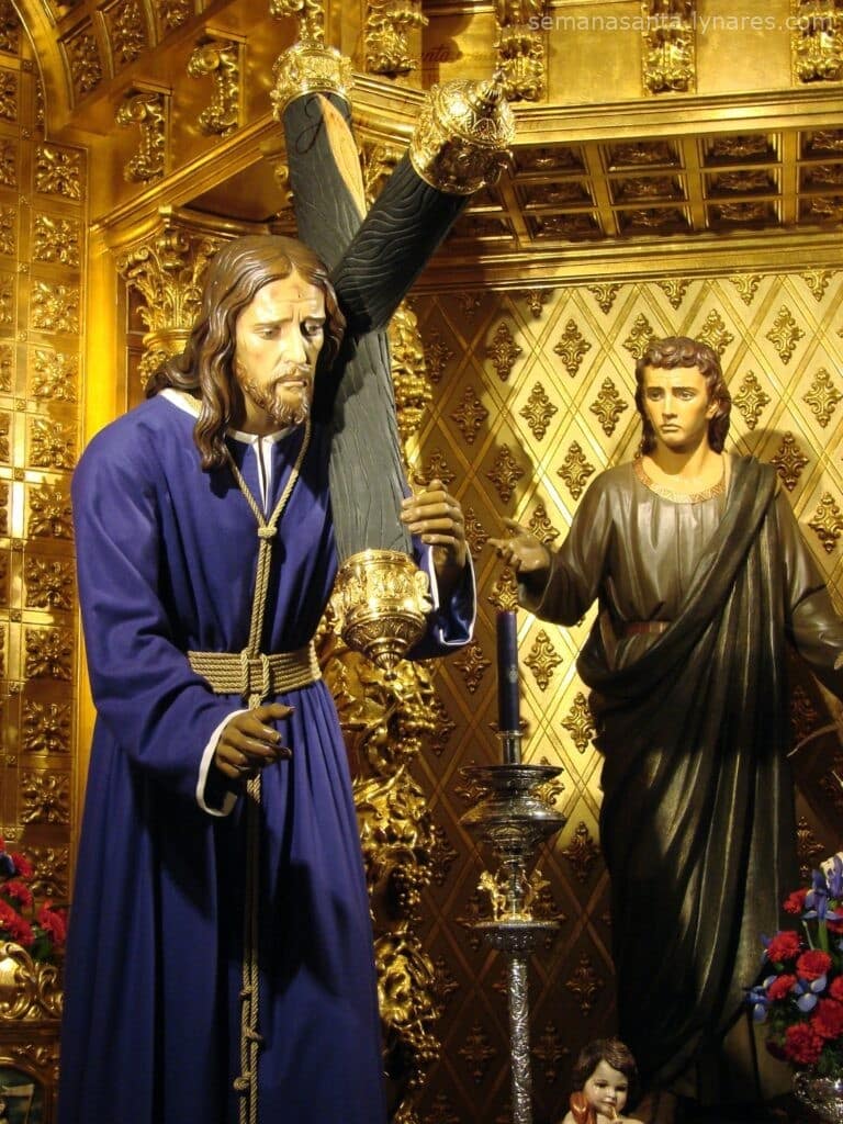 nazareno y san juan en capilla san francisco | Foto: Juan López Leiva.